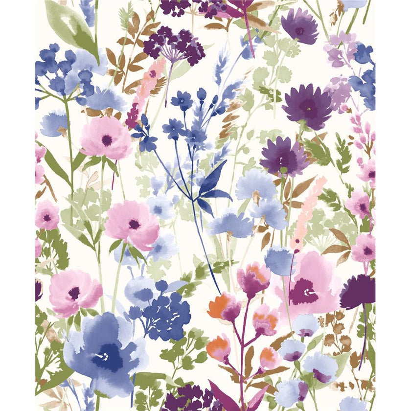 Countryside Floral 206541 Pink + Blue
