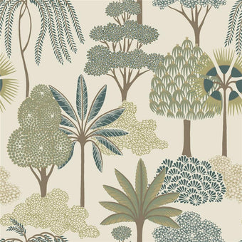 Moda Akiko Wallpaper 2331 Green
