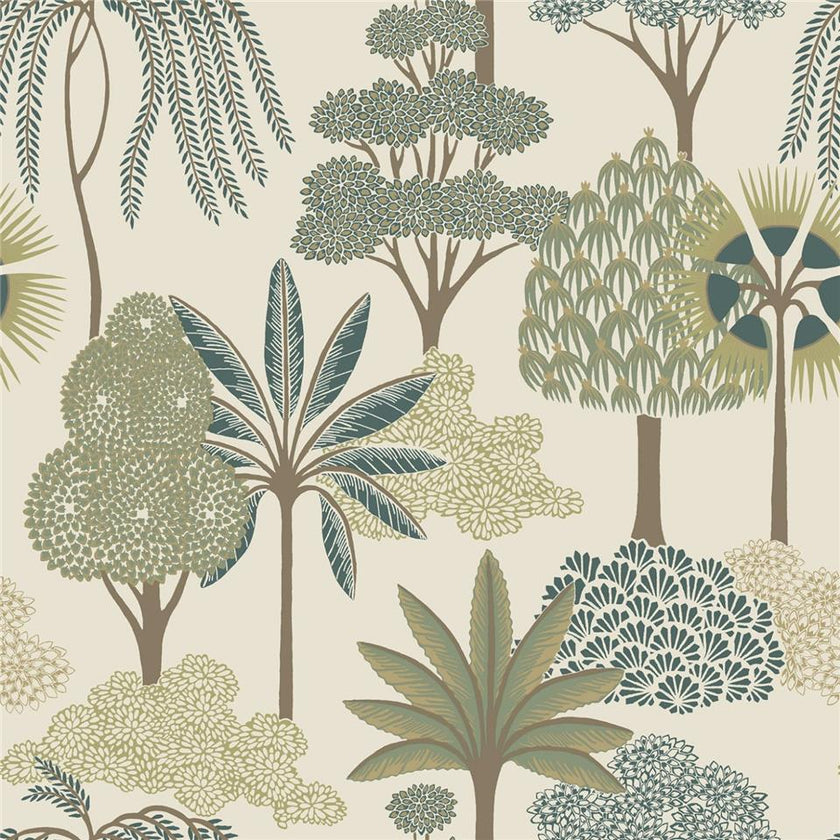 Moda Akiko Wallpaper 2331 Green