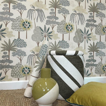 Moda Akiko Wallpaper 2331 Green