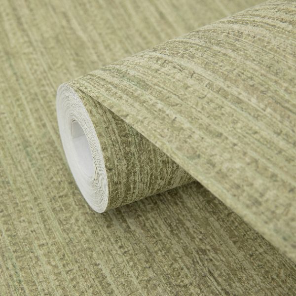 27974 Line and Leaf Plain Texture Olive