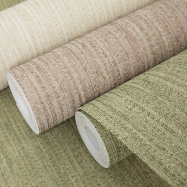 27974 Line and Leaf Plain Texture Olive