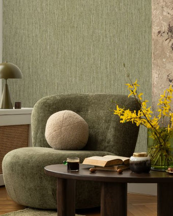 27974 Line and Leaf Plain Texture Olive
