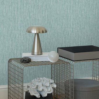 27981 Line and Leaf Plain Texture Light Ocean
