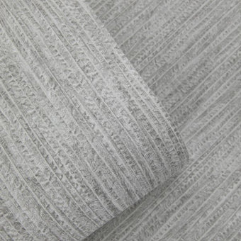 27982 Line and Leaf Plain Texture Grey