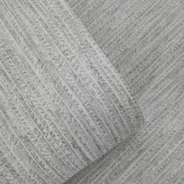 27982 Line and Leaf Plain Texture Grey