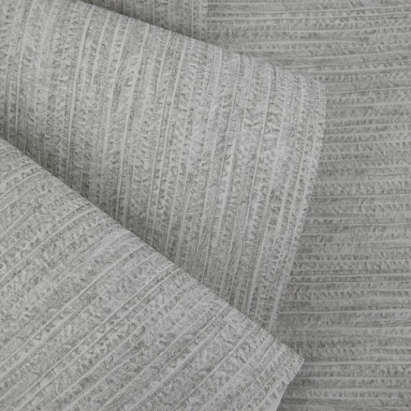 27982 Line and Leaf Plain Texture Grey