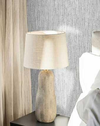 27982 Line and Leaf Plain Texture Grey