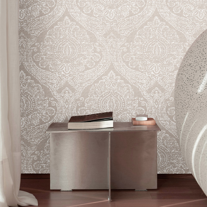 28035 Arazzo Damasco Ivory