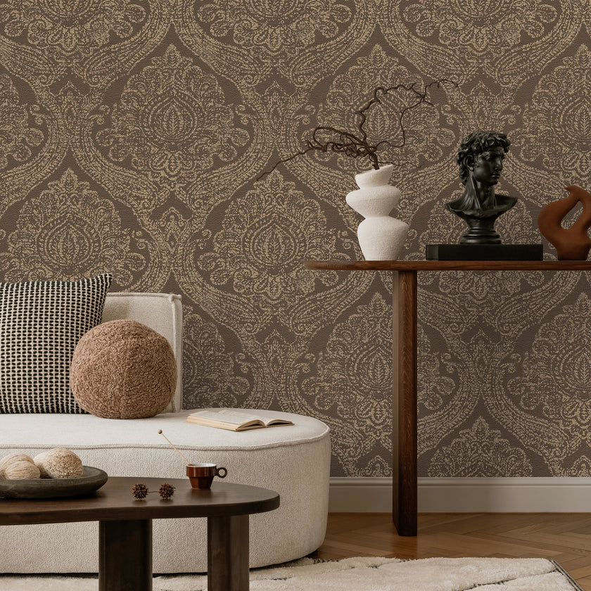 28036 Arazzo Damasco Brown