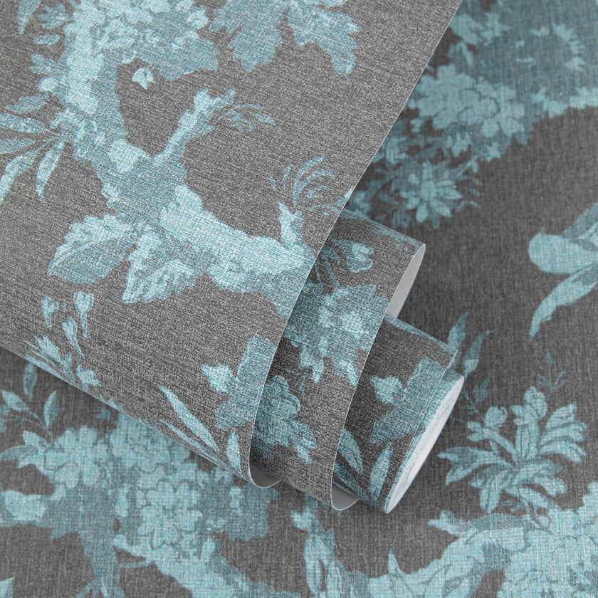 28039 Arazzo Ucello Turquoise