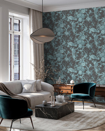 28039 Arazzo Ucello Turquoise
