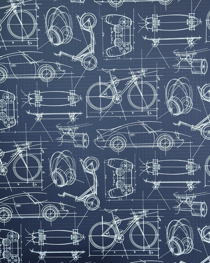 641025 Technic Navy Blue Wallpaper