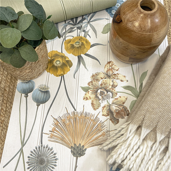 Moda Botanist Wallpaper 4772 White/Green