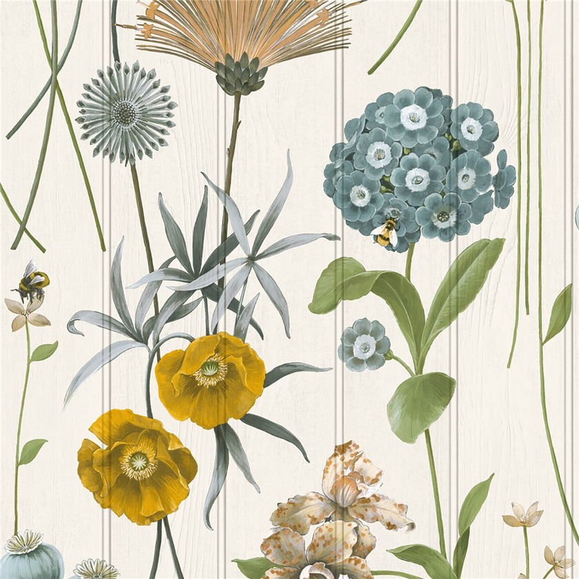 Moda Botanist Wallpaper 4772 White/Green