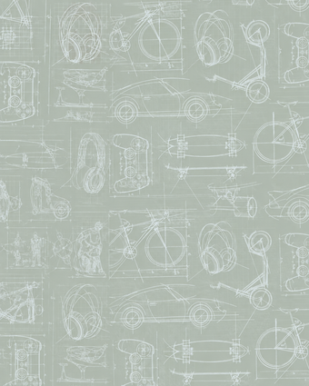 641025 Technic Teal Wallpaper