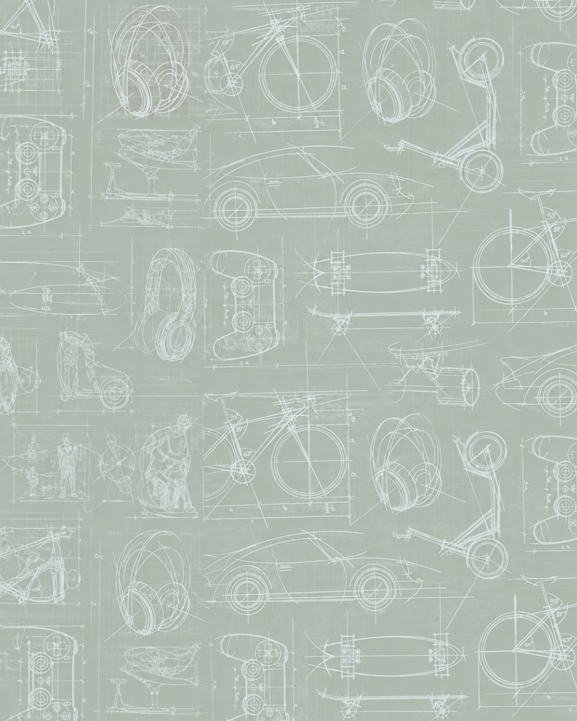 641025 Technic Teal Wallpaper