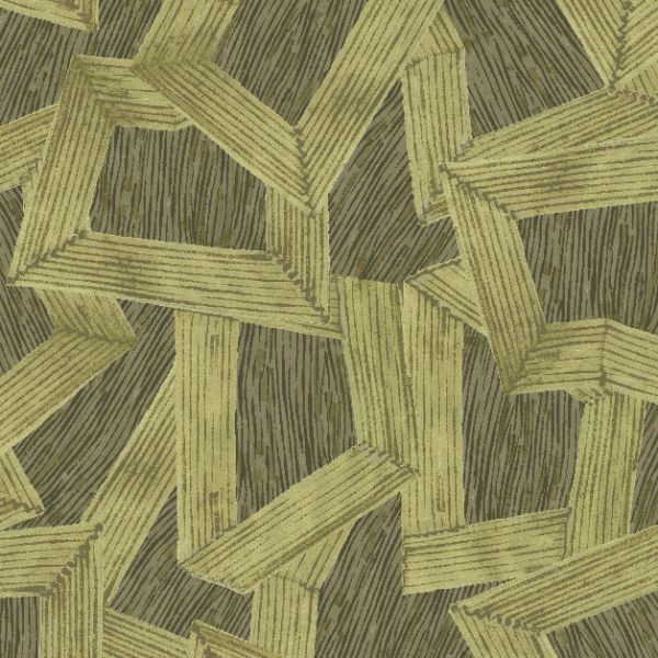 65792 Line and Leaf Crisscross Olive