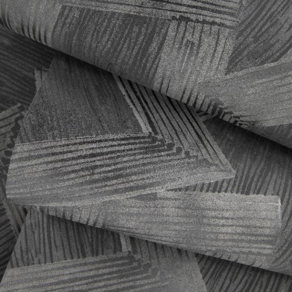 65794 Line and Leaf Crisscross Anthracite