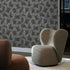 65794 Line and Leaf Crisscross Anthracite