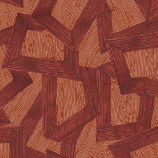 65795 Line and Leaf Crisscross Brick