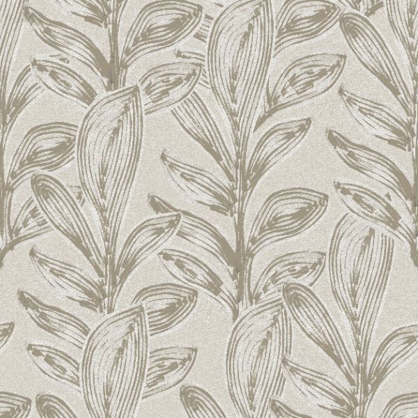 65796 Line and Leaf Fern Greige