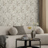 65796 Line and Leaf Fern Greige