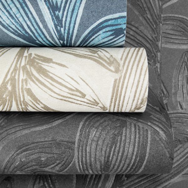 65797 Line and Leaf Fern Anthracite