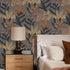 65801 Line and Leaf Flora Mocca