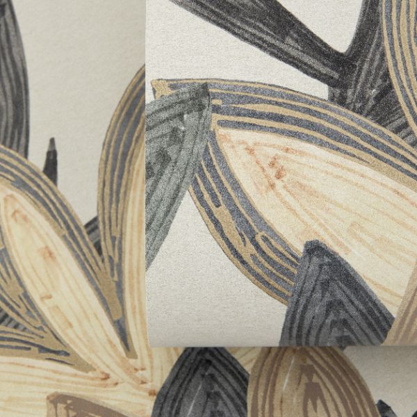 65802 Line and Leaf Flora Gold