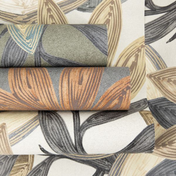 65802 Line and Leaf Flora Gold