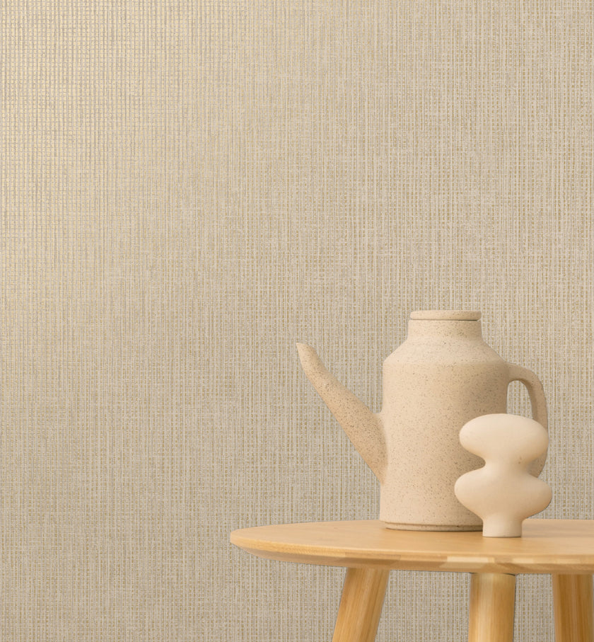 66134 Textura Pique Taupe