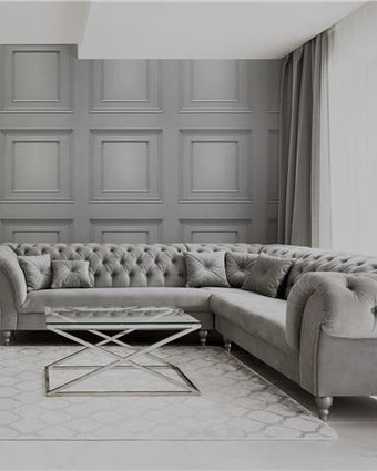 Wood Panel Wallpaper Silver 7374