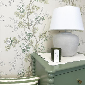 Moda Bridget Floral wallpaper 750 Cream/Sage