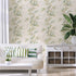 Moda Bridget Floral wallpaper 750 Cream/Sage