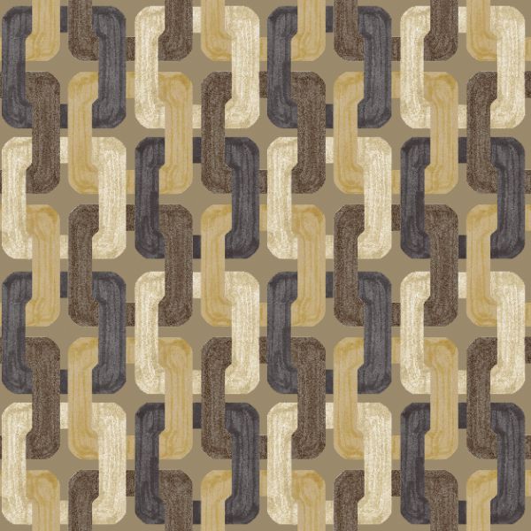 81440 Line and Leaf Loop Gold