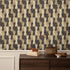 81440 Line and Leaf Loop Gold
