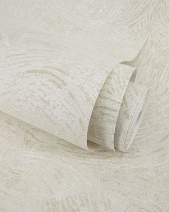 81444 Line and Leaf Pebble Ivory