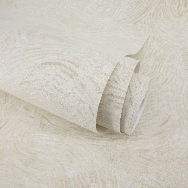 81444 Line and Leaf Pebble Ivory