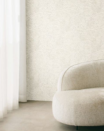 81444 Line and Leaf Pebble Ivory