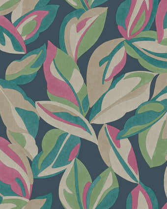 91590 The Lost Gardens Nicolai Leaf Navy