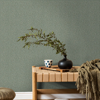 91603 The Lost Garden  Biderbost Weave Teal