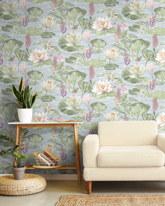 91640 The Lost Garden Water Lily Blue