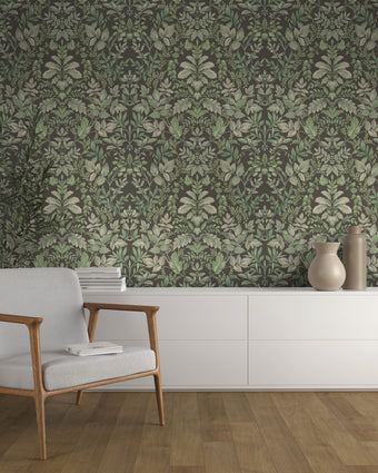 91693 The Lost Garden Tavira Charcoal Green