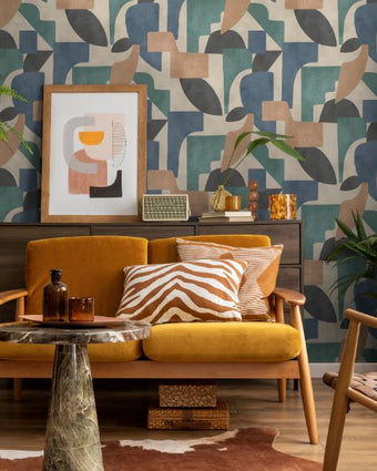 91713 Arboretum Linnet Taupe Aqua