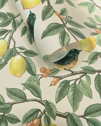 91890 Tales of the Manor Ponderosa Cream Orange