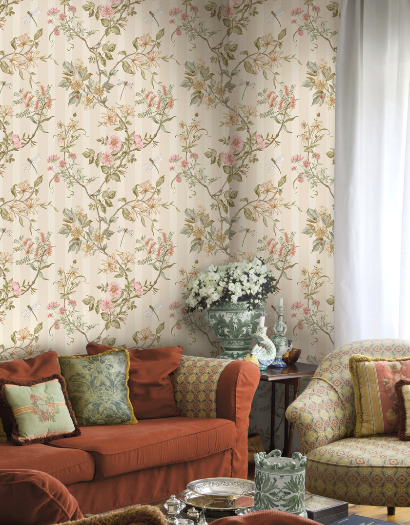 91932 Tales of the Manor Camberley Cream Coral