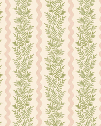 91980 Tales of the Manor Pipkin Stripe Cream Blush