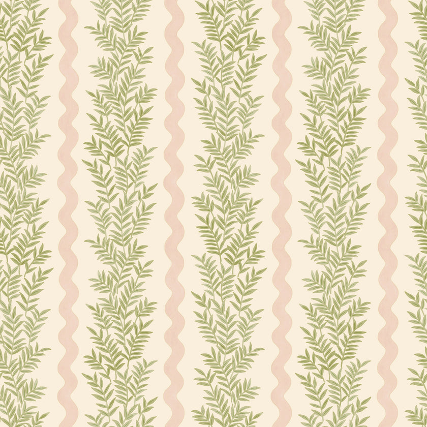 91980 Tales of the Manor Pipkin Stripe Cream Blush