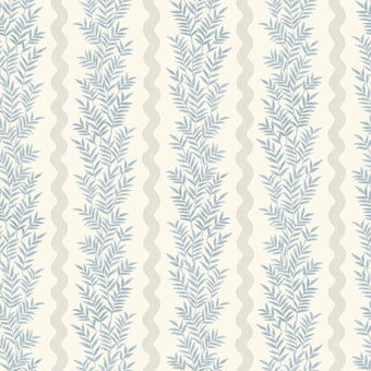 91981 Tales of the Manor Pipkin Stripe Neutral Blue